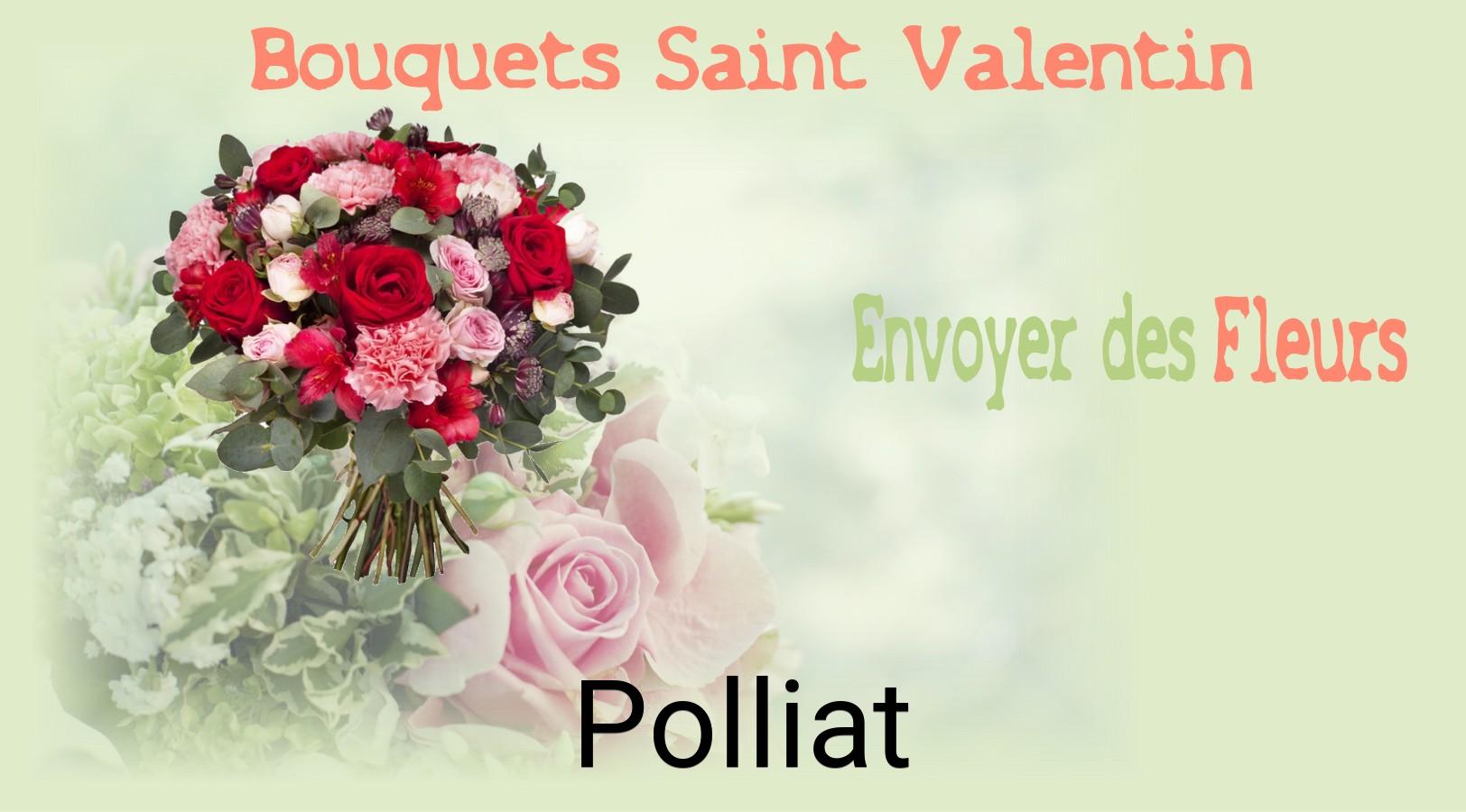 Roses de Saint-Valentin livrées à Polliat